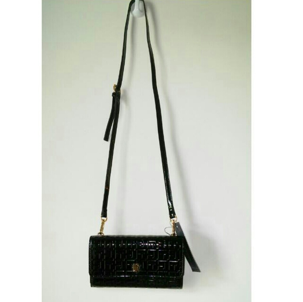 NWT Tommy Hilfiger Black Mini Cross-body Bag